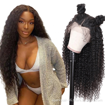 Wholesale Raw Indian Virgin Human Hair Loose Wave Hd Full Lace Front Wig Cheap Transparent Lace Frontal Wig For Black Women